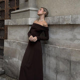 Fashionkova Fraidy Long Sleeve Maxi Dress