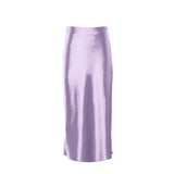 guys in skirts Autumn Women's Long Skirt High Waist Satin Slim Temperament Casual Draping Sheath Satin Skirt for Women