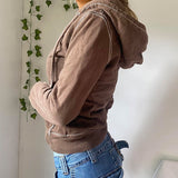 Fashionkova Sewing Thread Downtown Zip Up Hoodie