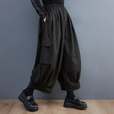 Fashionkova outfit ideas for school Spring and Summer New Dark Japanese Style Versatile Overalls Wide Leg Pants Straight Casual Pants for Women