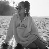 Fashionkova Yashika Letter Print Sweatshirt