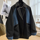 jacket Heavy Stitching Denim Coat Women's Casual Workwear Women's Spring and Autumn Mid-Length Trench Coat Jacket Design Sense Niche