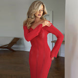 Fashionkova Isla Knit Maxi Dress