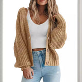 women’s style 2024 Autumn and Winter New Loose Knitted Coat Women's Sweater Cardigan