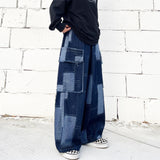 y2k outfits Autumn and Winter Ins Harajuku Japanese Retro Jeans Wide-Leg Pants Loose-Fit Pants for Women American Women