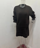 trending fall outfits  2024 Autumn Solid Color Casual College Style Knitwear Short Group Suit Women