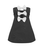 dress with bow 2024 Women's Hot Selling Dress Sexy Backless Short Skirt Fashion Bow Design Tube Top Dress Female