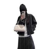 buisness casual women outfits chic Milk inside Milk Air Imitation Mink Plush Short Ring Fur Integrated Environmental Protection Fur Coat Female Winter New Golden Mink Velvet