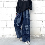 y2k outfits Autumn and Winter Ins Harajuku Japanese Retro Jeans Wide-Leg Pants Loose-Fit Pants for Women American Women