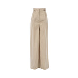 business casual outfits woman Khaki High Waist Wide Leg Suit Pants Women's Autumn Loose Straight Trousers New Elegant Commuter Style