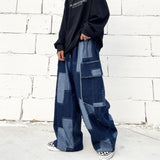 y2k outfits Autumn and Winter Ins Harajuku Japanese Retro Jeans Wide-Leg Pants Loose-Fit Pants for Women American Women