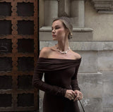 Fashionkova Fraidy Long Sleeve Maxi Dress