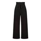 work outfits women Fashionable New Workplace Women's Suit Pants Casual All-Match Wide-Leg Trousers with Belt Temperament Commuter Pants Summer