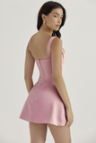 Fashionkova Rose Blush Mini Dress