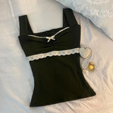FashionKova-Harajuku Retro Gothic Y2K Emo Girls Camisole Top Sexy Slim Chic Fashion Aesthetic Women's Crop Tops Punk Hip Hop Rock Streetwear