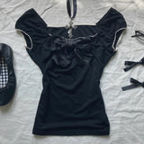 FashionKova-Harajuku Retro Gothic Y2K Emo Girls Camisole Top Sexy Slim Chic Fashion Aesthetic Women's Crop Tops Punk Hip Hop Rock Streetwear