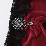 Fashionkova Christmas outfit New Socialite Style Queen Sexy Slim Fit One Shoulder Velvet Irregular Slit Dress For Women  XS24241AHO