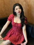 Fashionkova Rosy Raspberry Mini Dress