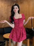 Fashionkova Rosy Raspberry Mini Dress