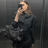 Fashionkova Woman Bomber Jacket Coat White Autumn Winter Button Baseball Aviator Cropped Jackets for Women Long Sleeve Crop Outerwear