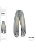 Fashionkova Women Vintage Baggy Blue Jeans High Waist Denim Trousers 2000s Y2k Harajuku Fashion 90s Aesthetic Wide Pants Trashy Clothes 2023