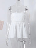 Fashionkova Strapless Top Women Sexy Off Shoulder Solid Tube Tops Female 2024 Summer High Street Sleeveless Fashion Slim Streetwears Lady