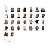 Fashionkova WPNAKS Women Gothic T-shirts Crop Tops Fall Winter y2k Clothes 2024 Fashion Classic Slim Long Sleeve Print Streetwear Tops