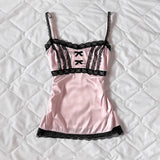 FashionKova-Harajuku Retro Gothic Y2K Emo Girls Camisole Top Sexy Slim Chic Fashion Aesthetic Women's Crop Tops Punk Hip Hop Rock Streetwear