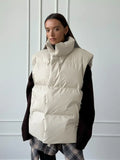 Fashionkova Christmas Gift outfit   Autumn Winter Cotton Vest Jacket Women Thicken Warm Loose Casual Vest Parkas Jacket Sleeveless Cotton Clothing Parkas