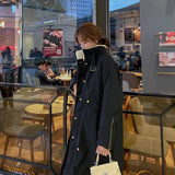 Fashionkova Christmas Gift outfit Winter Women Clothing Stand-up Collar Parkas Korean Fashion Oversized Thick Windproof Warm Long Jacket Coat Women OutwearTops