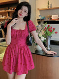 Fashionkova Rosy Raspberry Mini Dress