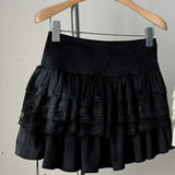 Fashionkova Christmas outfit Autumn Winter Solid Sexy Skirt Set Women Korean Fashion Slash Neck Vintage Elegant Bow Sweater A-line Cake Skirts Two-Piece Sets