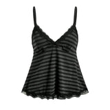 FashionKova-Harajuku Retro Gothic Y2K Emo Girls Camisole Top Sexy Slim Chic Fashion Aesthetic Women's Crop Tops Punk Hip Hop Rock Streetwear