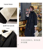 Fashionkova Christmas Gift outfit Winter Women Clothing Stand-up Collar Parkas Korean Fashion Oversized Thick Windproof Warm Long Jacket Coat Women OutwearTops