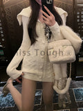 Fashionkova Winter Vintage Knitted One Piece Dress Women Off Shoulder Elegant Mini Dress Female Korean Fashion Designer Y2k Party Dress 2024