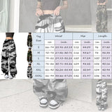 Fashionkova Women Cargo Pants Womens Baggy Cargo Camo Print Pants Streetwear Hip Hop Womens Work Clothes Business Casual Pants Petite