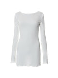Fashionkova Sherry Backless Mini Dress