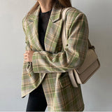 Fashionkova Smarty Pants Plaid Jacket