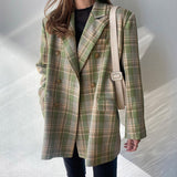 Fashionkova Smarty Pants Plaid Jacket