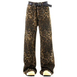 Fashionkova Found Leopard Wide-Leg Jeans