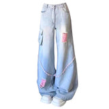 Fashionkova Y2K Wide Leg Jeans