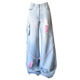 Fashionkova Y2K Wide Leg Jeans