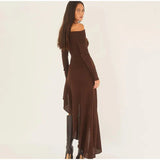 Fashionkova Zlata Ruffle Maxi Dress