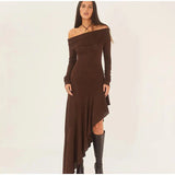 Fashionkova Zlata Ruffle Maxi Dress