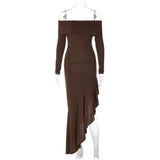 Fashionkova Zlata Ruffle Maxi Dress