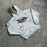 Fashionkova  Retro Hooded Men Tops 100% Cotton Fleece Simple Graphic Print Niche Oversize Vintage Pullover Sweatshirt Hoodies For Men