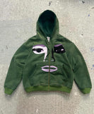 Fashionkova American High Street Fashion Brand Y2k Cartoon Embroidery Oversized Hoodie Men Street Retro Hip-hop Casual Zipper Hoodie  Women