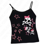 FashionKova-Fashion Y2k Tops Crop Tops Female Harajuku Goth Clothing Female Tops Female Punk clothing Female Short Tank and Camis Summer Emo