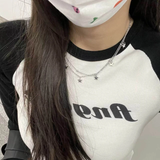 Fashionkova Star-Shaped Beads Link Chain Necklace Fashionable Neck Jewelry Y2K Star Necklace Double Layer Star Choker Gift for Girls