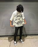 Fashionkova Harajuku Hip Hop Graphic T Shirts Y2K Top Streetwear Men Women Clothing Cartoon Kid Print Short Sleeve  New Oversized T Shirt